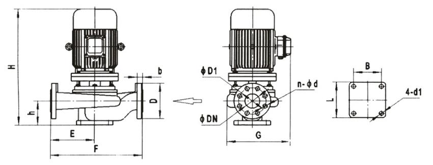 Vertical Centrifugal Pump, GDB Type Cooling Tower Pump